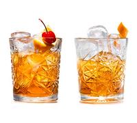 Topkapi 250.625 - Juego de 6 vasos de cristal para cócteles, whisky, zumo, agua, altura ~ 10,6 cm