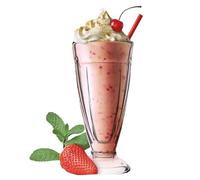Topkapi 250.710 Bella Donna Arctic - Juego de 6 vasos de helado, helado, batido de leche, frappe