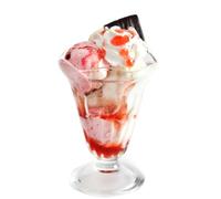 Topkapi 250.872 - Juego de 6 copas de helado Chicago para postre, copas de cóctel, helado Sundae, 23,5 cl, altura 13 cm