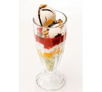 Topkapi 51128 Arctic - Juego de 6 vasos de helado, helado, batido de leche, frappe, 300 ml