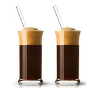 Topkapi Eiskaffee-Set Rimini Copas de café Helado, 30 cl (300 ml) + Glashalm, 2