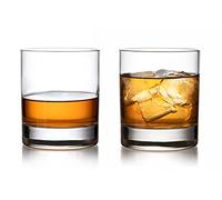 Topkapi Juego de 2 vasos de whisky Batosai para whisky D.O.F, whisky on the rocks, bebidas, bar y salón, altura de 9,5 cm, V ~ 395 ml