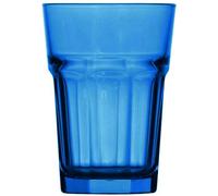 Topkapi Miami Blue 250.657 - Juego de 6 vasos XL (36 cl) para cócteles, mojito, zumo, agua, altura de ~ 12 cm