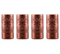 Topkapi Tiki Bora - Juego de vasos de cóctel Tiki Bar Serie, 490 ml, XL (bronce)