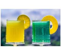 Topkapi Tiki Tincan Frieder XL - Juego de 4 vasos de cóctel (360 ml, apto para lavavajillas, mojito, caipirinha, Mai Tai, apto para lavavajillas, 4 unidades)