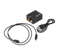 Topke Toslink óptico coaxial Digital a analógico Audio Converter Adaptador RCA L/R de Salida de 3,5 mm Puerto