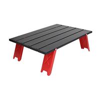 Topla de Aleación de Aluminio de Campamento Pequeño Plegable, Mesa de Playa para para Festival de Cocina de Barbacoa de Picnic Al Aire Libre, Mesa Liviana para Camping Sable