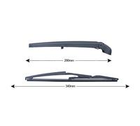 TopLight Brazo y cepillo limpiaparabrisas 340 mm