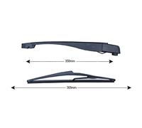 TopLight - Brazo y cepillo para limpiaparabrisas de 305 mm
