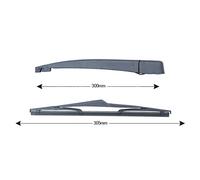TopLight - Brazo y cepillo para limpiaparabrisas de 305 mm