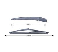 TopLight - Brazo y cepillo para limpiaparabrisas de 305 mm