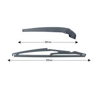 TopLight - Brazo y cepillo para limpiaparabrisas de 305 mm