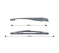 TopLight - Brazo y cepillo para limpiaparabrisas de 350 mm