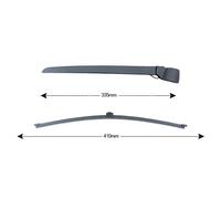 TopLight - Brazo y cepillo para limpiaparabrisas de 410 mm