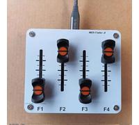 Toplionace Fader MIDI de 4 Canales y 42mm con Control CC Personalizado y Interfaz USB para Software Daw de Música