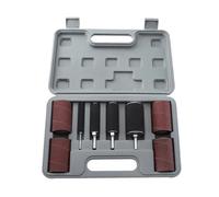 Toplionace Juego de Anillos y Ejes de Lija, Banda y Anillo de Lijado, Eliminación y Pulido de óxido de Metal, Accesorios de Lijado para Carpintería