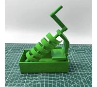 Toplionace Modelo de Bomba de Tornillo de Arquímedes Impreso en 3D - Exhibición Educativa de Física, Decoración de Escritorio, Regalo Científico DIY