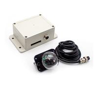 Toplionace Sistema de Seguimiento Solar con Rastreador Solar con cable de 2M, Controlador de Seguimiento Solar, Interruptor Manual Automático Vertical Hacia El Sol (Eje Dual)
