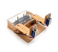 Toplionace Teclado de Computadora Pulsador Automático, Mouse Automático Aleatorio Dejar Temporalmente el Juego AFK Evitar Tiempo Sin Conexión Clic Físico Ajustable (Doble Cabeza)