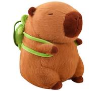 TOPLITHE Capybara Peluche, Juguete de Peluche Carpincho con Mochila de Tortuga Juguete Peluche Peluche Peluche Regalo for niños niños niñas(45cm)