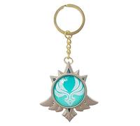 TopLucky Genshin - Llavero luminoso de juguete de impacto Mondstadt Vision Anemo, llavero dorado con figura de juego, llavero con colgante de personaje Genshin