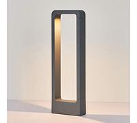 Topmo-plus Lámpara de jardín Poste Luz de jardín/Poste de Patio 7W LED COB está fija 770lm IP65 / aluminio apliques de pista Poste Terraza fundido antracita IP65 48CM blanco cálido