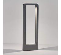 Topmo-plus Lámpara Exterior Poste Luz de jardín/Poste de Terraza 7W bridgelux LED COB está fija 770lm IP65 / Poste de Patio diseño/Camino/criadero/vereda aluminio fundido antracita 50CM 4000K