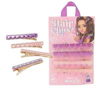 TopModel - Juego de 2 pinzas para el pelo con forma de corazón, 4 unidades