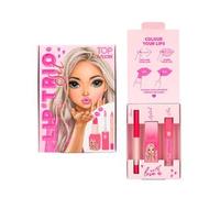 Depesche 13572 TOPModel-Set Beauty and Me, con perfilador, Barra Brillo de Labios en Tonos Rosa, Incl. pequeñas Instrucciones de Maquillaje, Multicolor, One Size