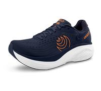 Topo Athletic Atmos 2 - Tenis Deportivos para Correr para Hombre, Ligeros, cómodos, de 5 mm, para Correr por Carretera, Azul Marino/Naranja, 46 EU