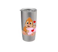 Topo Carta de amor Vaso térmico de acero inoxidable de doble pared