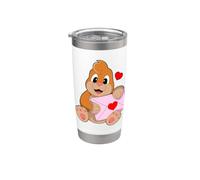 Topo Carta de amor Vaso térmico de acero inoxidable de doble pared