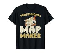 Topografía Mapas Geografía - Cartógrafo Camiseta