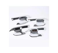 TOPOLVLCKC 4 Pegatinas Decorativas Para Manijas De Puertas Laterales De Coche, Cromadas, Para V&olvo XC60 2018 Manijas Puerta(Black)
