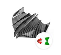 TOPOLVLCKC Alerón Aerodinámico para Motocicleta Y&amaha YZF R1 R6 R25 R7 R3 Alerón Lateral de Motocicleta(Carbon-Sticker)