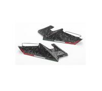 TOPOLVLCKC Alerón Aerodinámico para N&inja 400, 650, 1000, 250, ZX10R, ZX-6R, 6R 2021-2023, Carenado Delantero, Alerón De Carreras Alerón Lateral de Motocicleta(ABS Forged)