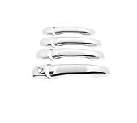 TOPOLVLCKC Cubierta Cromada Para Manija De Puerta Exterior, Accesorios Protectores Adhesivos Para Explorer U502 2011 2012 2013 2014 2015 2016 2017 2018 Manijas Puerta(4Handle 1 Keyhole)