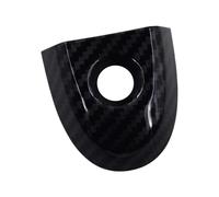 TOPOLVLCKC Cubierta De Cerradura De Puerta De Fibra De Carbono/negra/blanca Con Orificio Para Llave Para Juke Y Micra Manijas Puerta(Carbon Fiber Pattern)