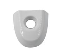 TOPOLVLCKC Cubierta De Cerradura De Puerta De Fibra De Carbono/negra/blanca Con Orificio Para Llave Para Juke Y Micra Manijas Puerta(White)