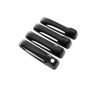 TOPOLVLCKC Cubierta De Manija De Puerta De Coche Para Dodger Ram 2009-2022 1500 2500 3500, Color Negro Brillante, 4 Cubiertas Superpuestas, Carcasa De Manija ABS Manijas Puerta