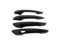 TOPOLVLCKC Cubierta De Manija De Puerta De Fibra De Carbono Cromada, Pegatina Antiarañazos, Accesorios Para Coche, Para M&azda 3 BP 4.ª Generación 2019-2024 2020 Manijas Puerta(Gloss Black)