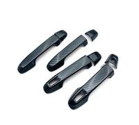 TOPOLVLCKC Cubiertas De Puerta Exteriores Modificadas Para Subaru Crosstrek 2024, Cubiertas De Manija Especiales Para Impreza Manijas Puerta(Carbon fiber pattern)