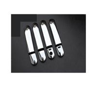 TOPOLVLCKC Cubiertas Para Manijas De Puertas De Coche, Pegatinas Decorativas, Accesorios De Superposición, Color Negro Brillante, Para N&issan March, Micra K12, Tiida C11 (2003-2010) Manijas Puerta(Si