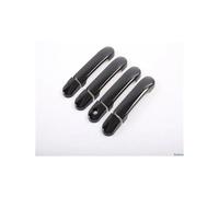 TOPOLVLCKC Cubiertas Para Manijas De Puertas De Coche, Pegatinas Decorativas, Accesorios De Superposición, Color Negro Brillante, Para N&issan March, Micra K12, Tiida C11 (2003-2010) Manijas Puerta(1