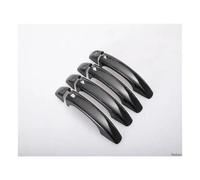 TOPOLVLCKC Embellecedor De Manija De Puerta De Coche, Adhesivo Decorativo, Accesorios Para A*udi A4, B8, Q5, Q3, Color Negro Brillante Y Cromado. Manijas Puerta(Black bowl)