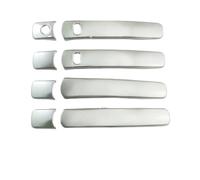TOPOLVLCKC Embellecedor De Manija De Puerta De Coche, Estilo Pasta, Para N&issan X-Trail T33 2008 2009 2010 2011 2013 Qashqai, Color Negro Carbono Manijas Puerta(Chrome 2 Smart)