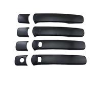 TOPOLVLCKC Embellecedor De Manija De Puerta De Coche, Estilo Pasta, Para N&issan X-Trail T33 2008 2009 2010 2011 2013 Qashqai, Color Negro Carbono Manijas Puerta(Black 2 Smart)