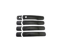 TOPOLVLCKC Embellecedor De Manija De Puerta De Fibra De Carbono, Color Negro Brillante, Cromado, Para I&nfiniti FX35 FX45 G35 2003-2008 Manijas Puerta(D Carbon Fiber)
