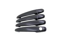 TOPOLVLCKC Embellecedor De Manija De Puerta De Fibra De Carbono Para Wish XE10 2003 2004 2005 2006 2007 2008 2009, Decoración Cromada Manijas Puerta(Carbon handle)