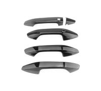 TOPOLVLCKC Embellecedor De Manija De Puerta Exterior De Fibra De Carbono, Estilo Negro Brillante, Para K&ia Sportage NQ5 2022 2023, LHD RHD Manijas Puerta(Carbon-Touch Style.)
